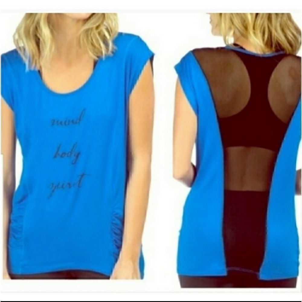 NWOT PL Movement Mesh Back Top